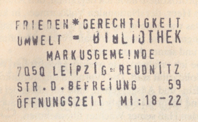 Erstes Kommunikationszentrum in Leipzig im Jahr 1988